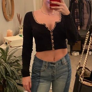 Brandy Melville cropped long sleeve
